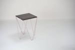 Avior - Sahara noir black side table | Tables by DFdesignLab - Nicola Di Froscia. Item composed of steel and marble in minimalism or contemporary style
