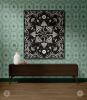 IVI - Mushroom + Cannabis  Blanket BW | Linens & Bedding by Sean Martorana. Item composed of cotton
