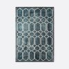 Tie Dye Graphite Ink Rug | Work by District Loom