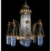 Alan Mizrahi QZ9111 Medina Blue | Chandeliers by Alan Mizrahi Lighting Design