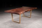 Single Slab Walnut Dining Table | Tables by Urban Lumber Co.. Item composed of walnut