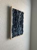 Woven Tile- Recycled Denim Jeans | Wall Sculpture in Wall Hangings by Mpwovenn Fiber Art by Mindy Pantuso