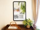 Rounded Rectangle Mirror | Decorative Objects by Dot & Rose. Item made of maple wood with glass