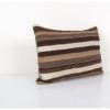 Handwoven Turkish Lumbar Kilim Pillow, Sofa Throw Pillow, He | Cushion in Pillows by Vintage Pillows Store