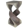 Haussmann® Wood Double Twist Stool Table 14 in SQ x 30 in | Chairs by Haussmann®