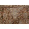 Distressed Turkish Sparta Ryg Runner with Floral Border | Runner Rug in Rugs by Vintage Pillows Store. Item composed of cotton