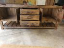 MODEL 1096 - Custom Double Sink Bathroom Vanity | Countertop in Furniture by Limitless Woodworking. Item composed of maple wood in contemporary or country & farmhouse style