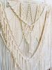 Bohemian Wedding Macrame Backdrop / Extra Large Macrame Wall Hanging | Wall Hangings by Love & Fiber | San Diego in San Diego. Item composed of cotton