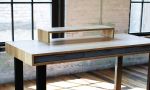 Bridge | Desk in Tables by ROMI. Item made of oak wood works with minimalism & mid century modern style