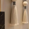 Anthracite Macrame Wall Hanging 35 Inch, Large Boho Wall Decor, Minimalist Fiber Art Tapestry, Modern Home Decor, Housewarming Gift | Wall Hangings by İnanç Yılmaz