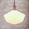 Pendant Lights - Schoolhouse Pendant - Model No. 7621 | Pendants by Peared Creation. Item composed of glass
