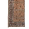 Vintage Oversize Turkish Oushak Rug With Floral Border | Area Rug in Rugs by Vintage Pillows Store. Item made of cotton with fiber
