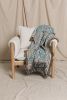 The SCRIBBLES Jacquard Woven Throw Blanket, Modern Decor | Linens & Bedding by Parker Heath | PAR  KER made. Item composed of cotton and fiber in boho or minimalism style