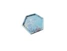 Sky Grid Hex Tray | Decorative Tray in Decorative Objects by RAW & UNIQ