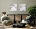 Grey Owl - Diptych | Oil And Acrylic Painting in Paintings by Teodora Guererra Fine Art