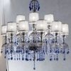 Alan Mizrahi IQ2098 Blue Swarovski | Chandeliers by Alan Mizrahi Lighting Design