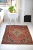 3.5 x 4.10 | Extremely Fine Sophisticated Antique Persian Fe | Area Rug in Rugs by The Loom House. Item composed of fabric