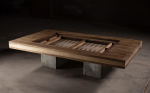 Parota Backgammon-Coffee Table | Tables by NO AGE FURNITURE STUDIO