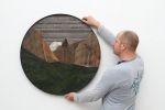 Yosemite Valley 32"Dia | Wall Sculpture in Wall Hangings by Craig Forget. Item made of wood with steel works with mid century modern & contemporary style