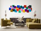 Oversized Multicolor Squares / Mirrored Acrylic Art/ Wall Ar | Wall Sculpture in Wall Hangings by uniQstiQ