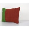 Handmade Colorful Kilim Cushion Cover, Handwoven Wool Scatte | Pillows by Vintage Pillows Store