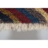 Vintage Colorful Long Pile Turkish Shaggy Runner | Runner Rug in Rugs by Vintage Pillows Store. Item composed of fabric & fiber