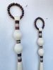 Macrame Wall Hanging with Wooden Beads, Boho Fiber Art Decor, Handmade Tassel Wall Hanging, Neutral Minimalist Home Decor, Large Macrame Art | Wall Hangings by İnanç Yılmaz