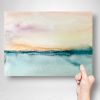 Fly Like An Eagle – Original Abstract Watercolor Painting | Song-Inspired Art | Minimalist Landscape | Optional Frame | Paintings by Susi Schuele Art. Item made of paper works with modern style