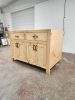Model #1102 - Custom Kitchen Island | Countertop in Furniture by Limitless Woodworking. Item made of maple wood works with mid century modern & contemporary style