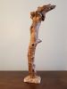 Driftwood Sculpture "Beacon" with Marble Base | Sculptures by Sculptured By Nature  By John Walker. Item composed of wood in minimalism style