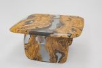 Olive Epoxy Coffee Table - Coffee Table With Clear Resin | Tables by TigerWoodAtelier. Item composed of wood compatible with minimalism and contemporary style