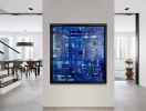 Visayas - Original mixed-media abstract | Mixed Media in Paintings by J. Kent Martin. Item composed of canvas compatible with minimalism and mid century modern style