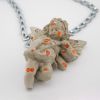 Grandma's Garden Flower Concrete Pendant Chain | Decorative Objects by Caos Motē