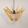 La Pop - Wooden hanging lamp (Price taxes included) | Pendants by Slice of wood / Tranche de bois