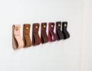 Small Leather Wall Strap [Round End] | Storage by Keyaiira | leather + fiber | Artist Studio in Santa Rosa. Item made of leather