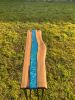 Custom order cypress river sofa / entry table | Console Table in Tables by Pelican State Woodworks