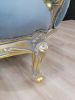 French Style Settee / Powdered Gold Leaf Finish/Hand Carved | Love Seat in Couches & Sofas by Art De Vie Furniture