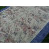 Hand Knotted Blue Wool Turkish Sparta Rug - Dining Room | Area Rug in Rugs by Vintage Pillows Store. Item made of cotton & fiber