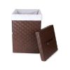 Vivaldi Woven Leather Laundry Hamper | Storage Basket in Storage by Rikan
