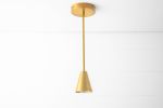 Brass Pendant Light - Model No. 1224 | Pendants by Peared Creation. Item made of brass