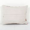 Anatolian Lumbar Jajim Kilim Rug Pillow, Handcrafted Vintage | Cushion in Pillows by Vintage Pillows Store