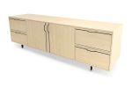 Chapman Large Credenza Storage Unit | Storage by Tronk Design. Item made of maple wood