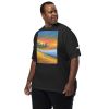 Unisex T-Shirt - Day Blazed - Tropical Sunset Palm Tree Art | Work by Eman's Gallery