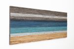 Beachscape: Gradient wood wall art | Wall Sculpture in Wall Hangings by Craig Forget. Item composed of wood in mid century modern or contemporary style
