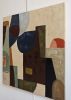 Enigme - composition geometrique | Decorative Objects by Sophie DUMONT.. Item composed of canvas in contemporary style