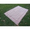 Handknotted Wool Kayseri Rug with Rich Border - Dining Room | Area Rug in Rugs by Vintage Pillows Store. Item composed of cotton