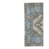 Decorative Blue Colors Rug, Overdyed Flat Weave Carpet | Area Rug in Rugs by Vintage P. Item composed of cotton and fiber