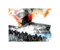 Wild Fire | Prints by Brazen Edwards Artist. Item made of canvas with paper