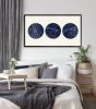 Nautical Constellation Map Celestial Decor, Large Horizontal | Prints by Capricorn Press. Item made of paper works with boho & minimalism style