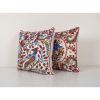 Set of Two Suzani Animal Pillow Case Fashioned from a Mid-20 | Cushion in Pillows by Vintage Pillows Store